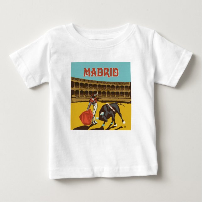 Madrid, Spanien T Shirt (Framsida)