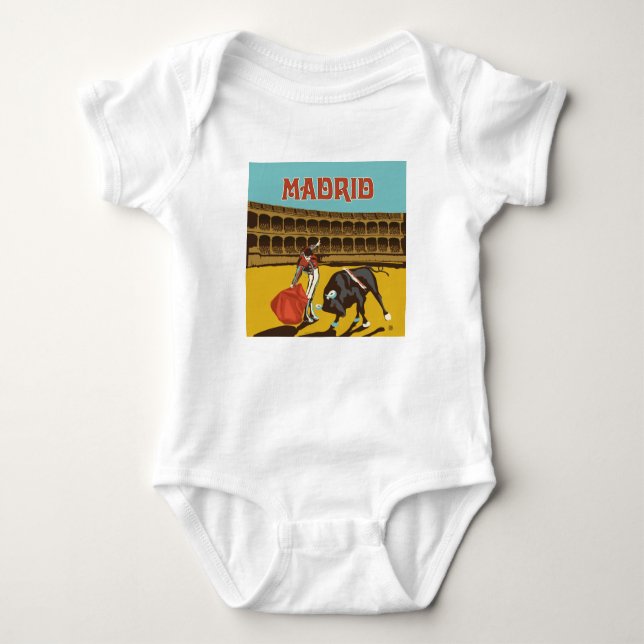Madrid, Spanien T Shirt (Framsida)