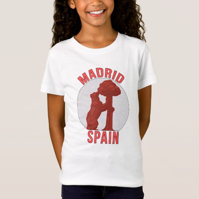 Madrid Spanien T Shirt (Framsida)