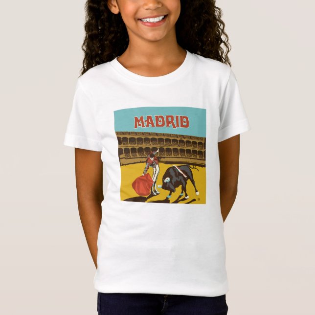 Madrid, Spanien T Shirt (Framsida)