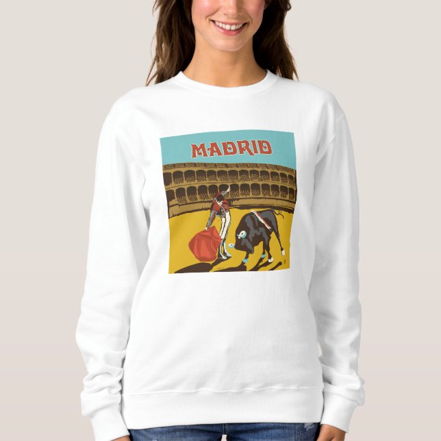 Madrid, Spanien T Shirt (Framsida)