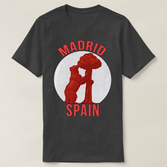 Madrid Spanien T Shirt (Design framsida)