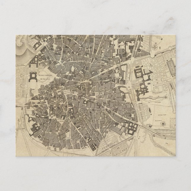 Madrid, Spanien Vykort (Framsida)