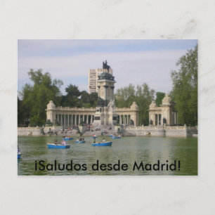 Madrid Spanien vykort