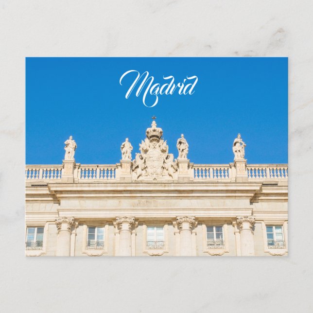 Madrid, Spanien Vykort (Framsida)