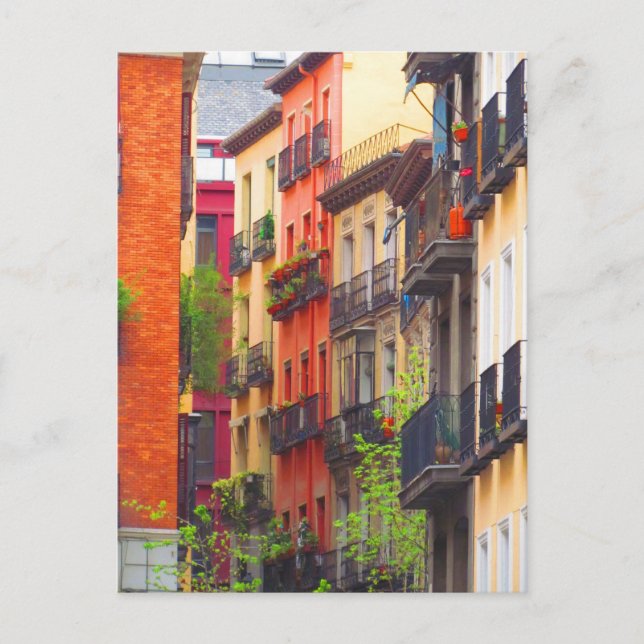 Madrid, Spanien Vykort (Framsida)