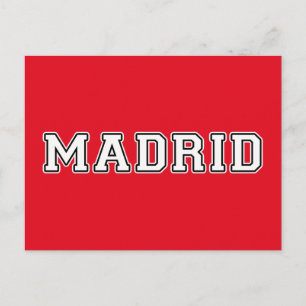 Madrid Spanien Vykort