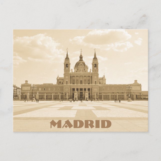 Madrid, Spanien Vykort (Framsida)