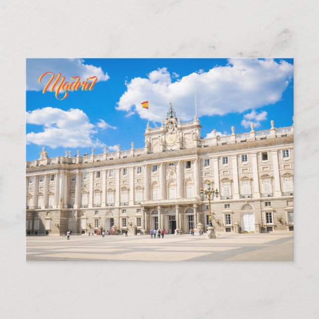 Madrid, Spanien Vykort (Framsida)