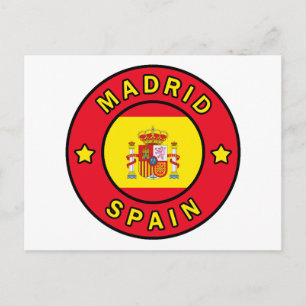 Madrid Spanien Vykort