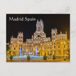 Madrid Spanien Vykort