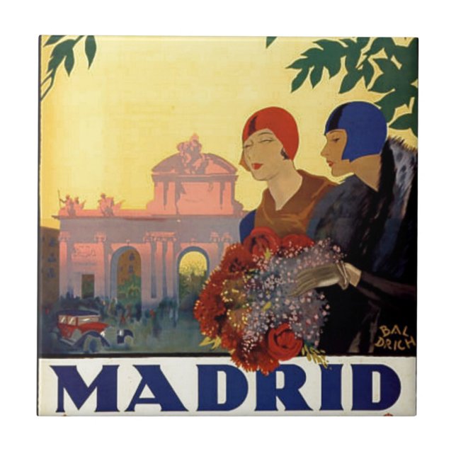 Madrid Temporada de Primavera - Kakelplatta (Framsidan)