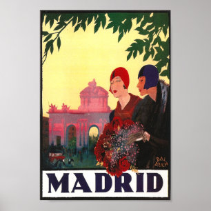 Madrid Temporada de Primavera - Vintage resor Art Poster