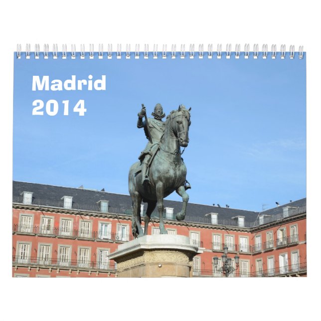 Madrid väggkalender 2014 kalender (Omslag)