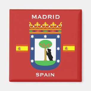 Madrid vapensköldmagnet magnet