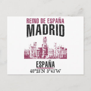Madrid Vykort