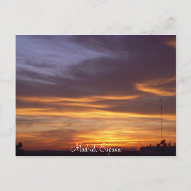 Madrid Vykort (Framsida)