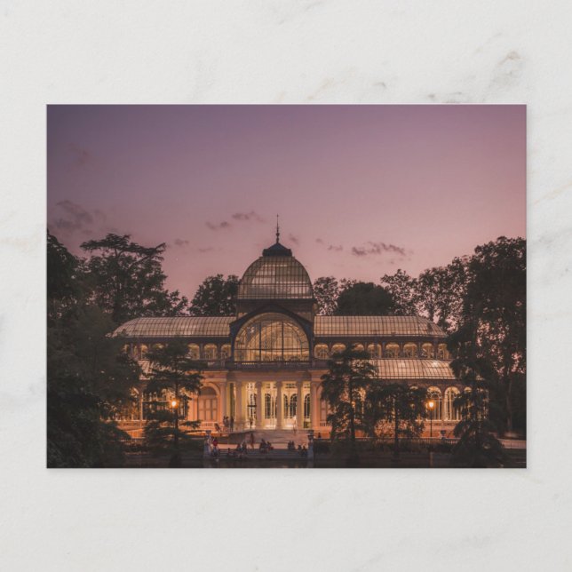 Madrids Crystal Palace Travel-vykort Vykort (Framsida)