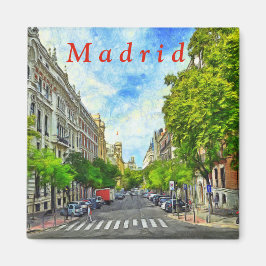 Madrids gata. magnet