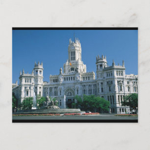 Madrids kommunikationspalats vykort
