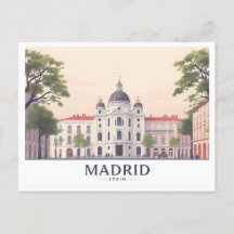 Madrids spanska Royal Palace Pastel Travel Design