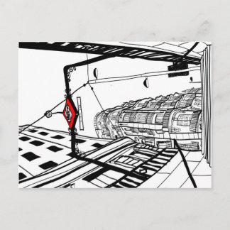 Madrids tunnelbana Gran Vía Vykort