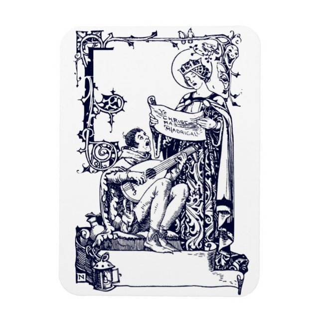 Madrigals till jul magnet (Vertikal)