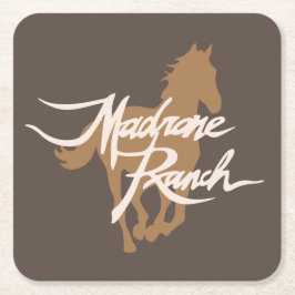 Madrone ranchkustfartyg 1 underlägg papper kvadrat