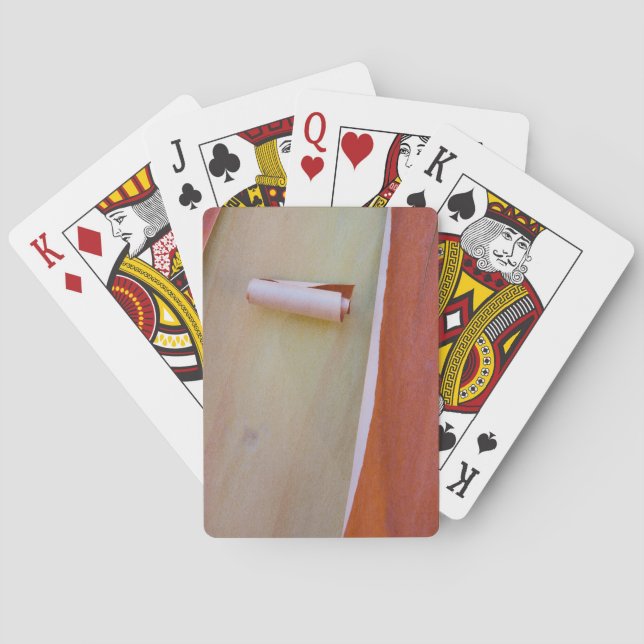 Madrone Träd Bark Detalj Casinokort (Baksidan)