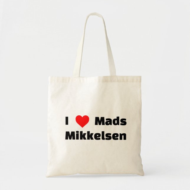 Mads Mikkelsen Tote Tygkasse (Framsidan)