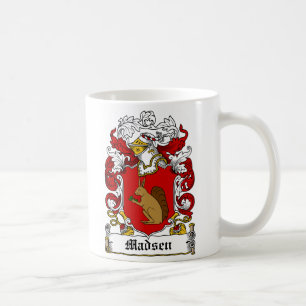 Madsen familjvapensköld kaffemugg