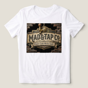 MadTapCo logotyp T-Shirt   Vintage bryggerskylt