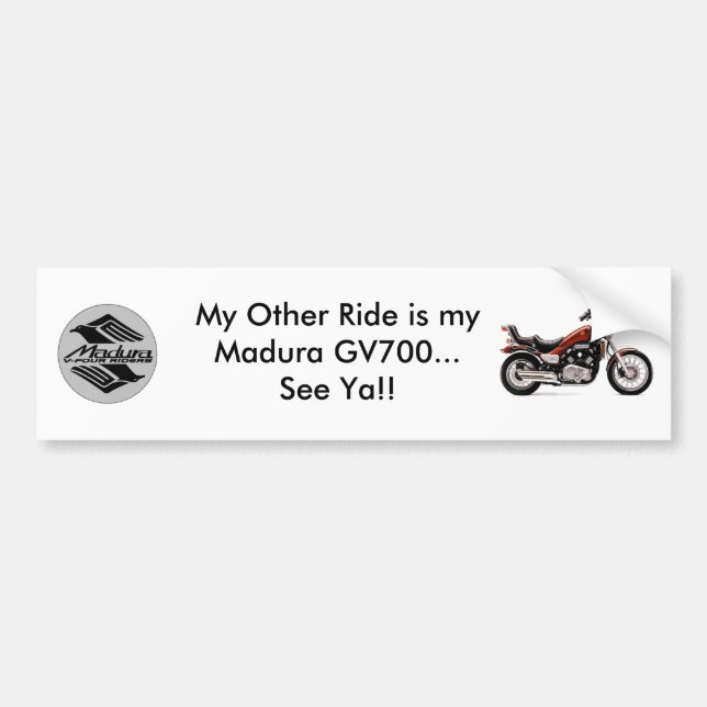 Madura GV 700 vit Bildekal (Framsidan)