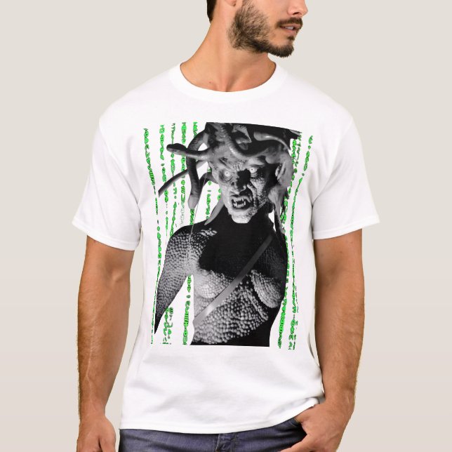 MADUSA 1X001 VIT MATRIX VIT AV SAMURAI FEUDAL T SHIRT (Framsida)