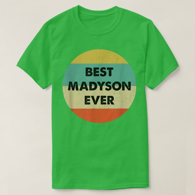 Madyson Namn T Shirt (Design framsida)