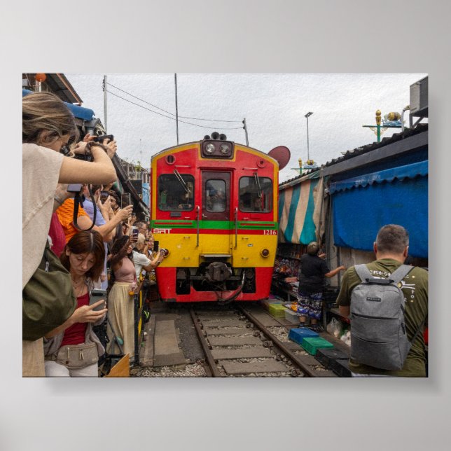 Mae Klong järnvägsmarknad Poster (Framsidan)