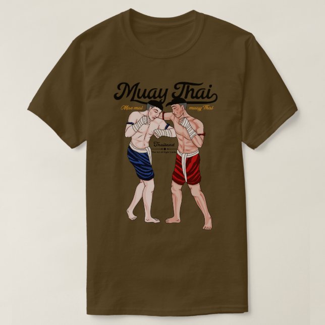 Mae Mai Muay Thai 4 T Shirt (Design framsida)