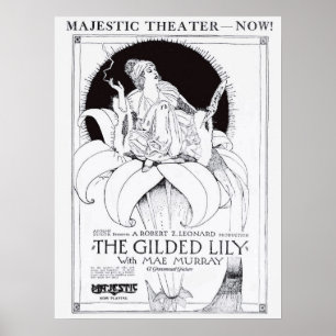 Mae Murray 1921-vintagens film och poster