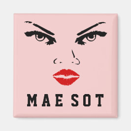 Mae Sot, Thailand Woman Magnet