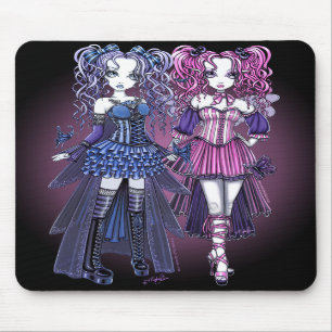Maegan & Haylee gotisk Coutureälvor Mousepad Musmatta