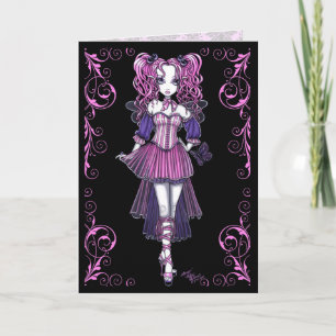 "Maegan" Rosa Valentine Fairy Art Card Helgkort