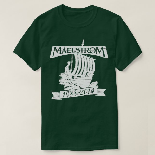 Maelstrom WHITE T Shirt (Design framsida)