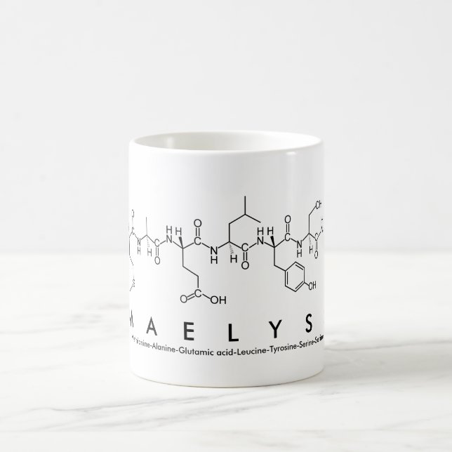 Maelyss peptide namn mugg (Center)