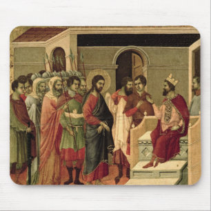 Maesta: Jesus för Herod, 1308-11 Musmatta
