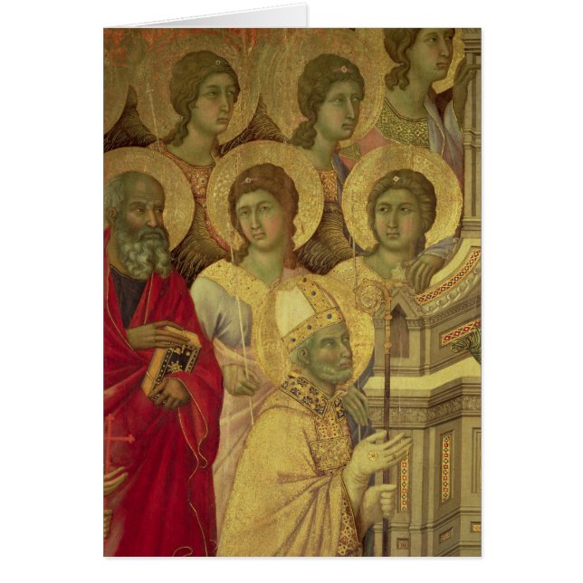 Maesta: Saints, 1308-11 Hälsningskort (Framsidan)