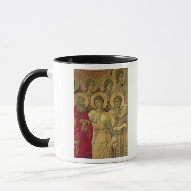 Maesta: Saints, 1308-11 Mugg (Vänster)