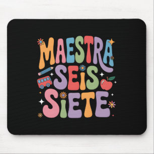 Maestra 67 Six Seven Spansk lärare Bilingual Sei Musmatta