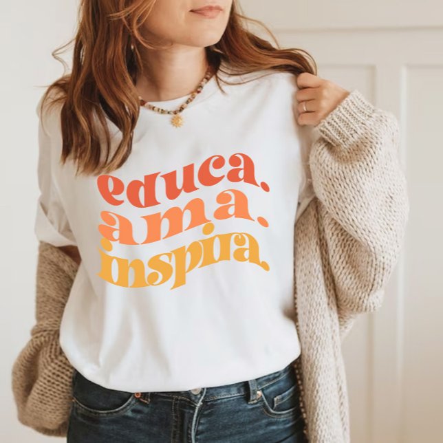 Maestra profesora español escuela T-Shirt (Skapare uppladdad)