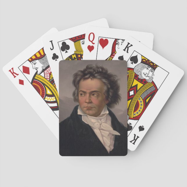 Maestro Ludwig Beethoven Symphony Music Composer Casinokort (Baksidan)