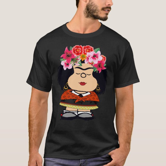 Mafalda Kahlo Fanart Classic T-Shirt Essential T-S (Framsida)